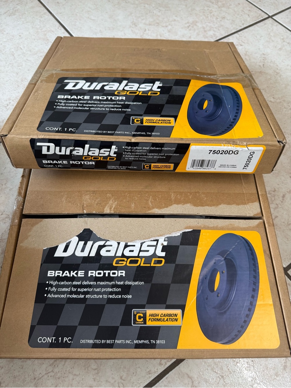 Gold Brake Rotor - Black - Picture 3 of 3